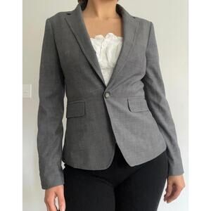 Women’s banana republic grey blazer